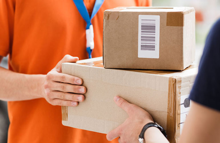 Door to door delivery van