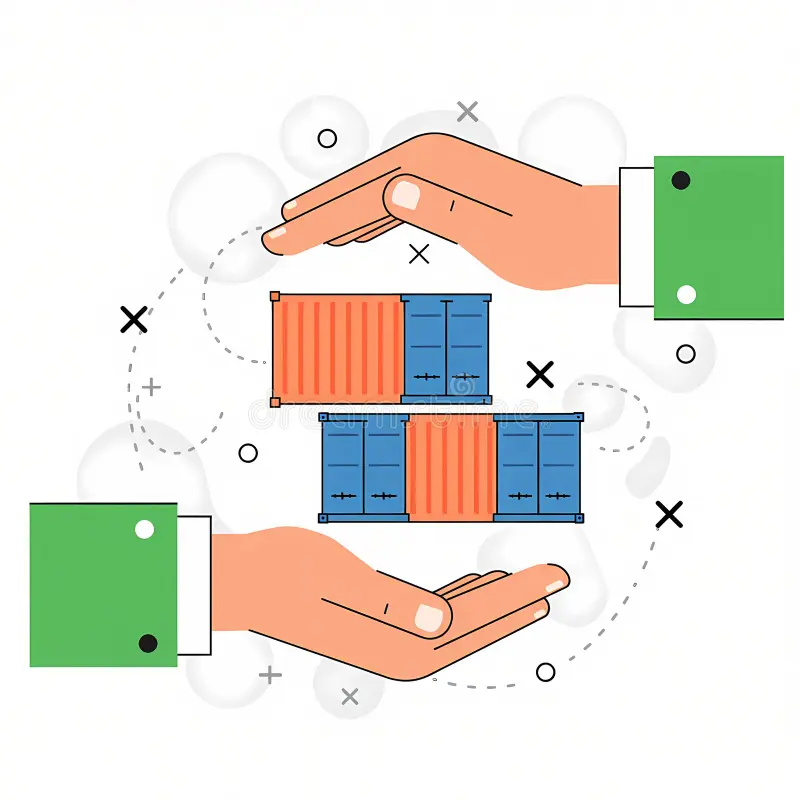 Secure, insured cargo containers